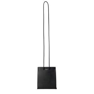 Medea Leather Crossbody, Black